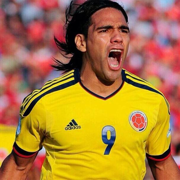Un&#39;immagine di Falcao con la maglia della Colombia, postata sul suo profilo Instagram: anche Nicole, dopo aver giocato nella selezione under-17, si appresta a compiere tra poco il grande salto nella nazionale maggiore femminile.